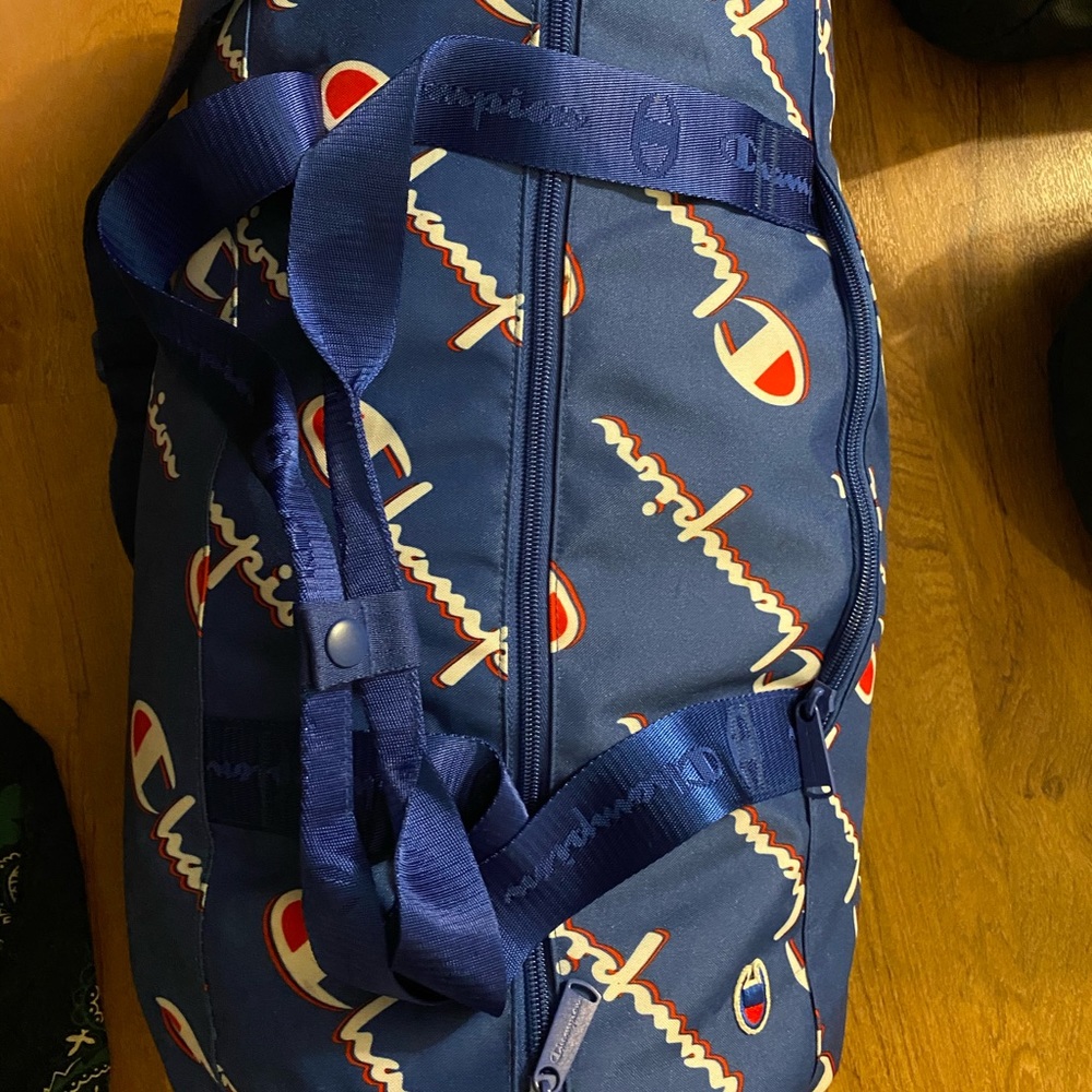 royal blue champion duffle bag